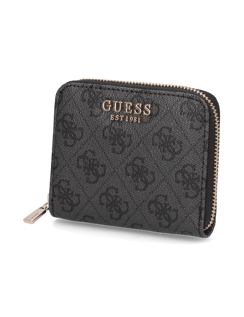 GUESS-LAUREL-SLG-SMALL-ZIP-AROUND-schwarz