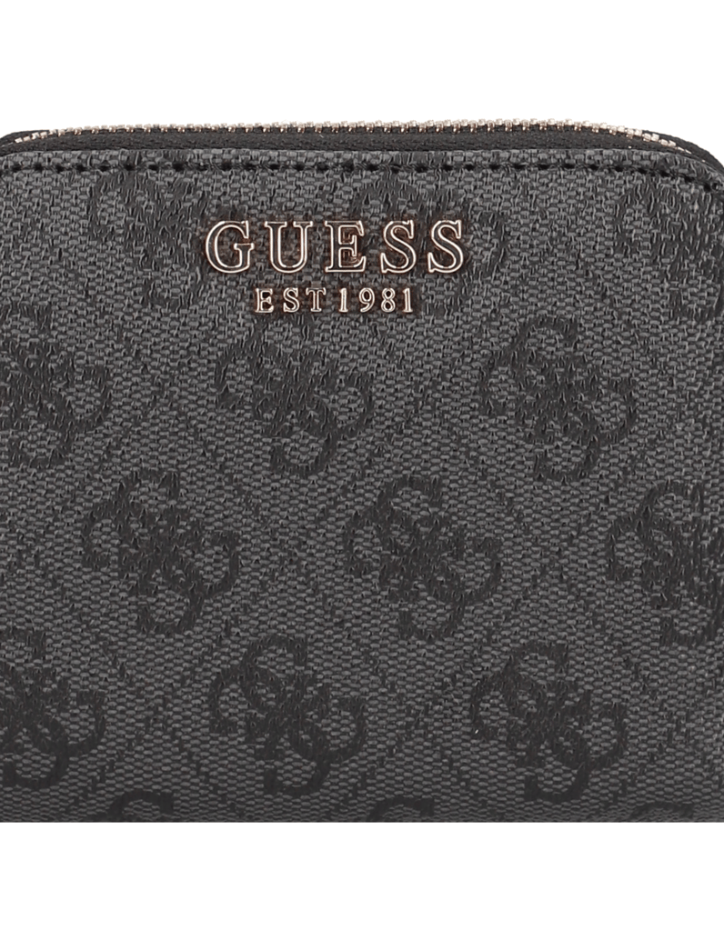 GUESS-LAUREL-SLG-SMALL-ZIP-AROUND-schwarz