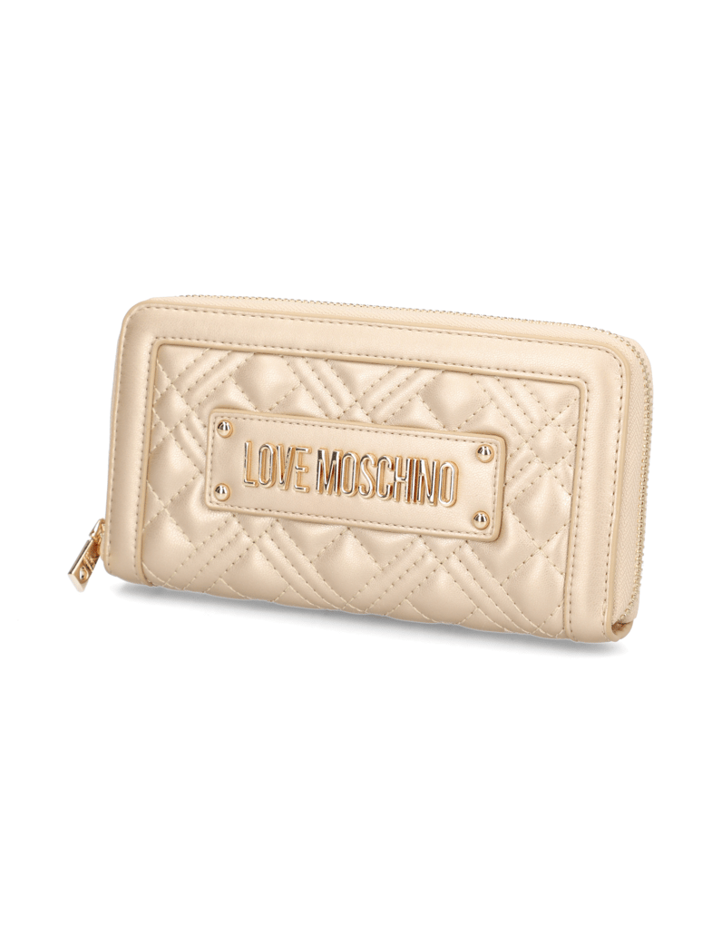 LOVE-MOSCHINO-SLG-LAMINATED-QUILTED-Wallet