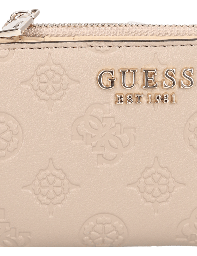GUESS-PHOEBE-SLG-ZIP-ARND-CARD-CASE-beige