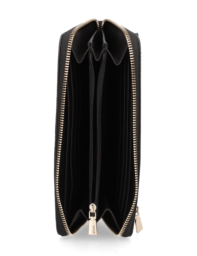 GUESS-LAUREL-II-SLG-LARGE-ZIP-AROUND-černá