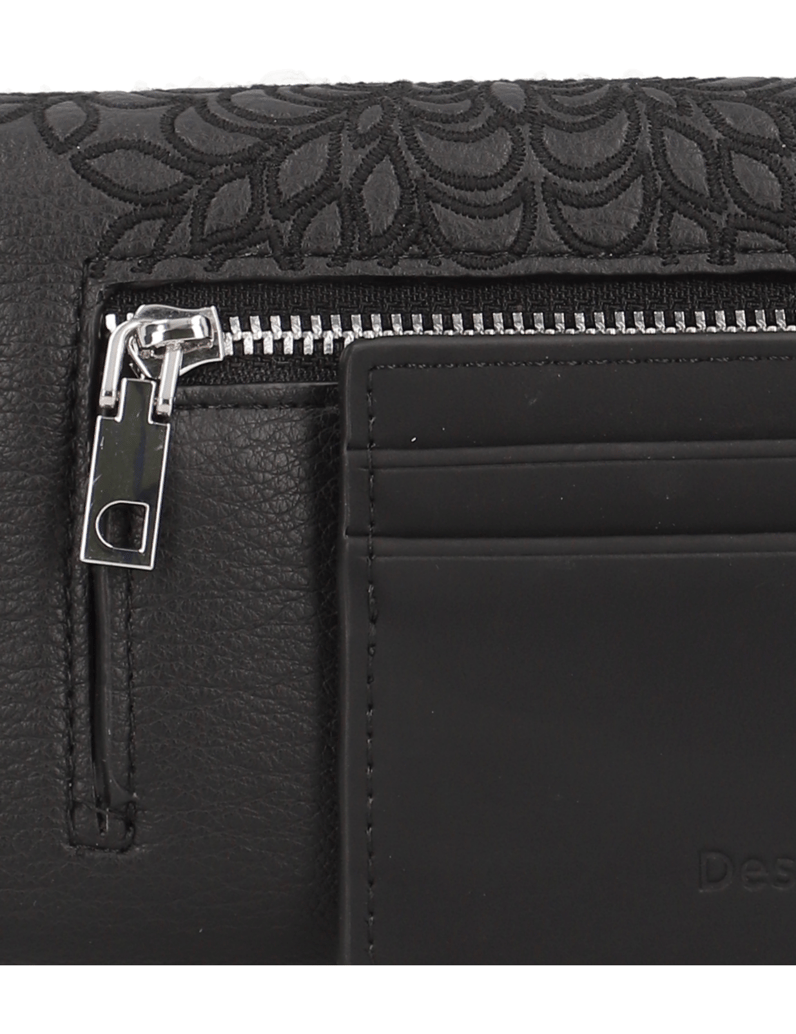 DESIGUAL-Geldbörse-schwarz