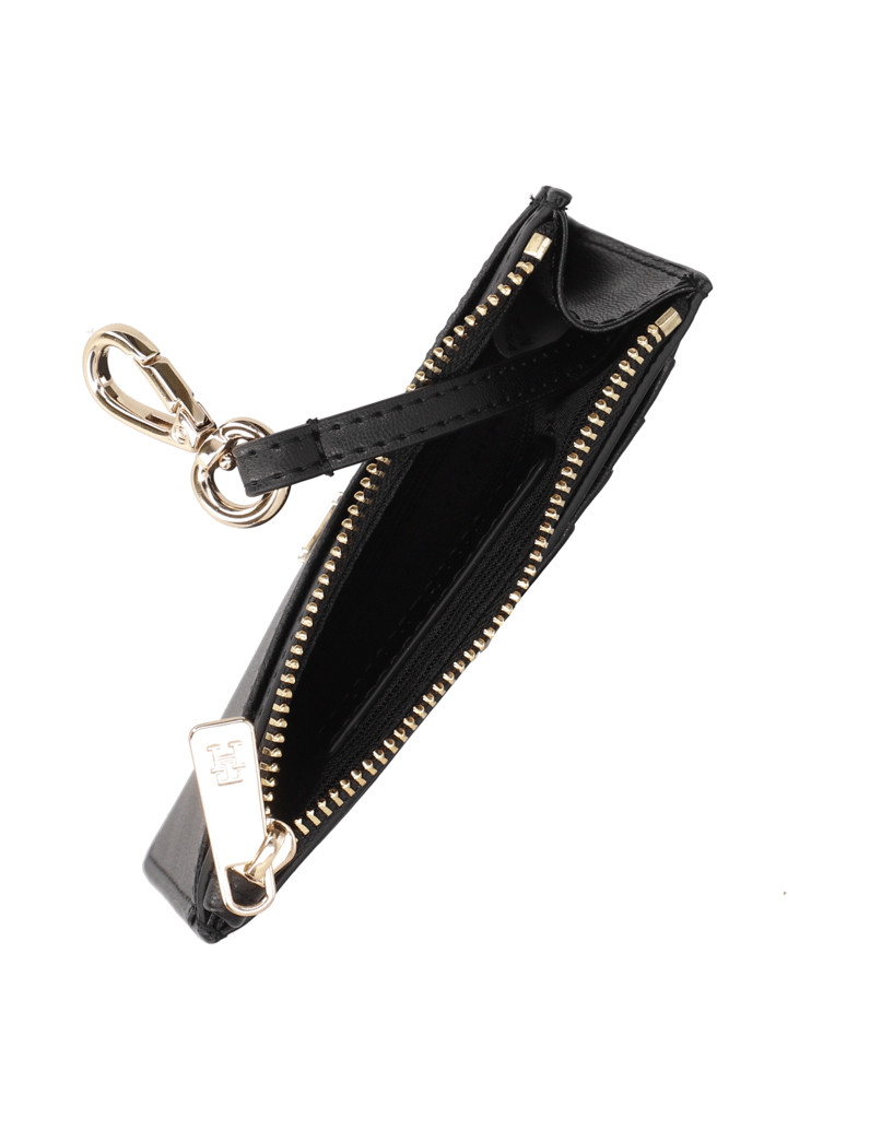 Tommy-Hilfiger-LONG-CC-HOLDER-+-CHARM-črna