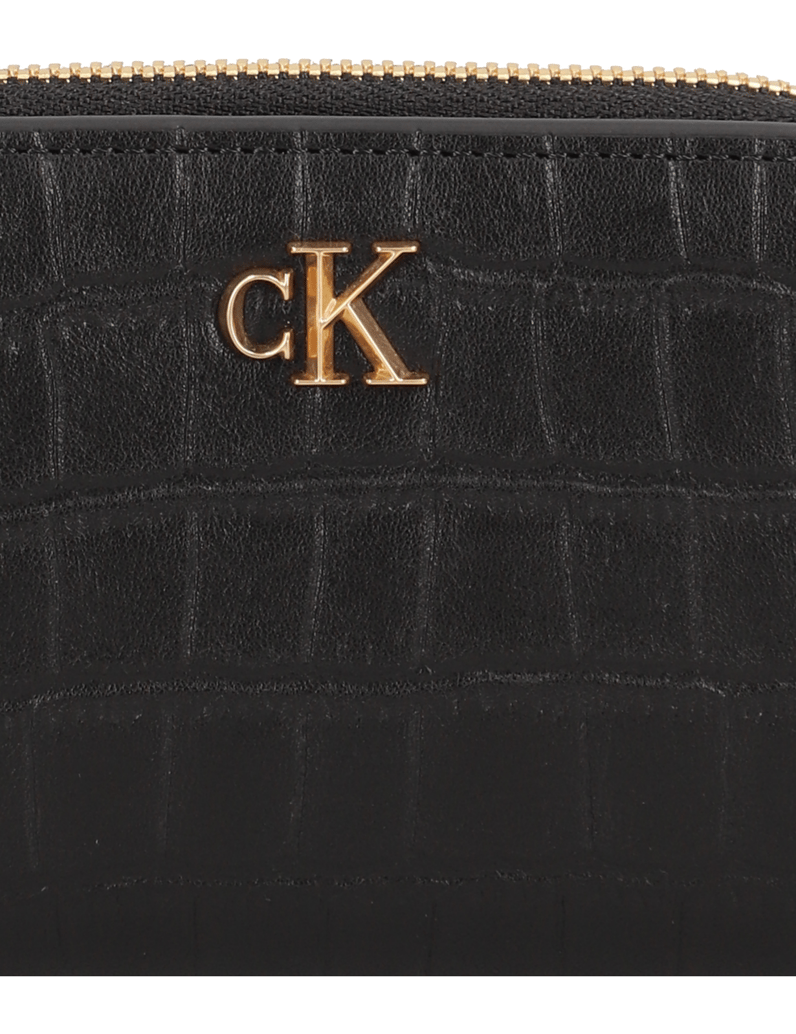 Calvin-Klein-CK-CROC-MEDIUM-FLAP-ZIP-AROUND-schwarz