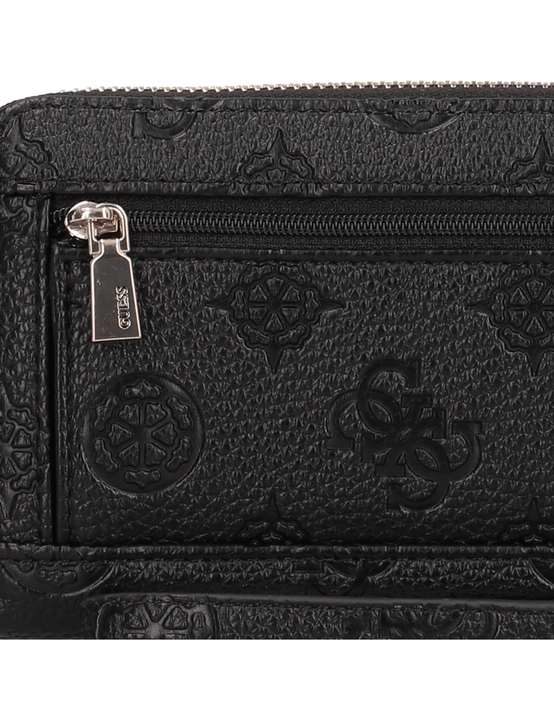 GUESS-CRESIDIA-II-SLG-LRG-ZIP-AROUND-črna