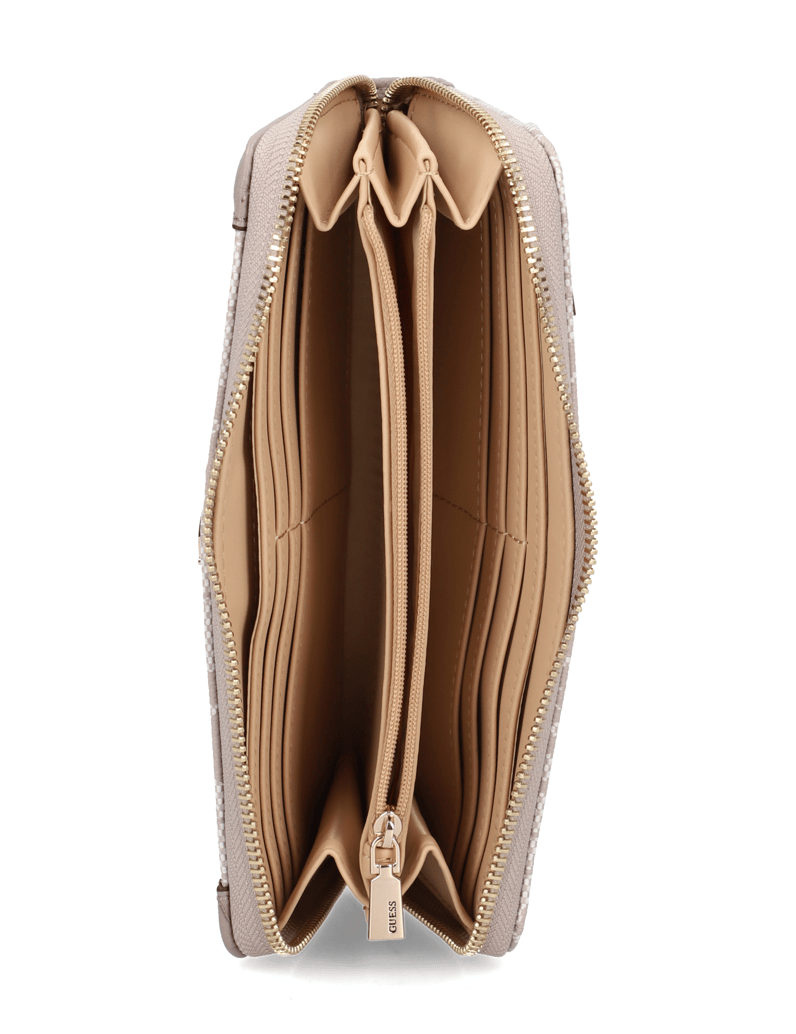 GUESS-KARNILLA-LOGO-SLG-LRG-ZIP-ARND-bela