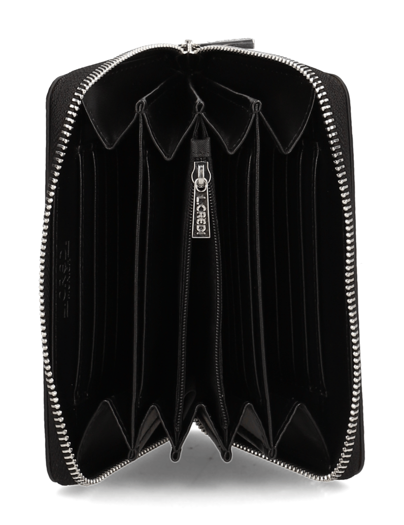 L.Credi-Small-zip-around-Perla-schwarz