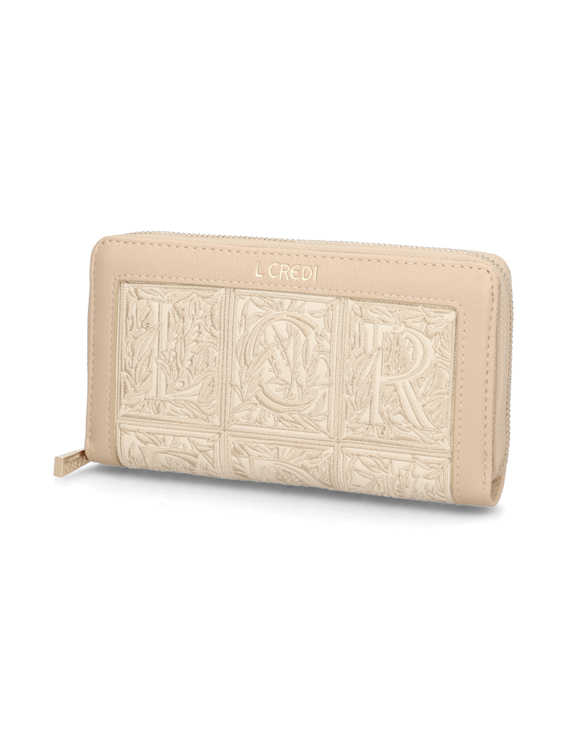 L.Credi-Big-zip-around-Orelia-beige