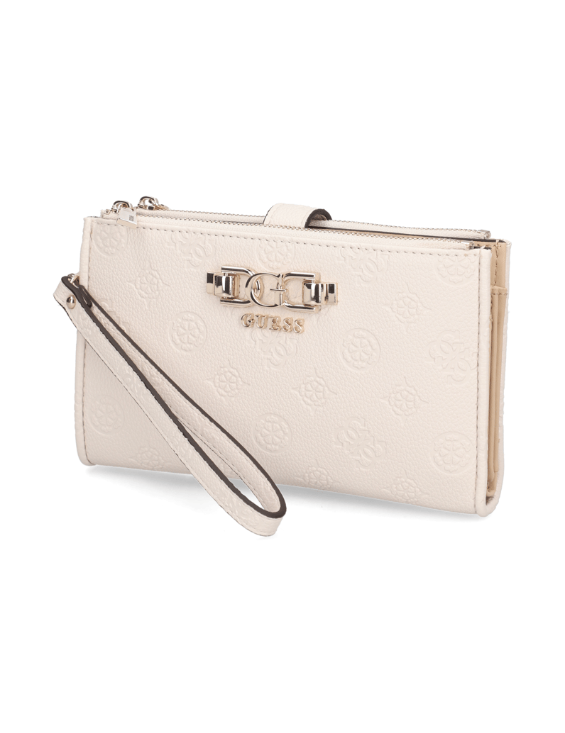 GUESS-ANISE-SLG-DBL-ZIP-ORGANIZER-bež