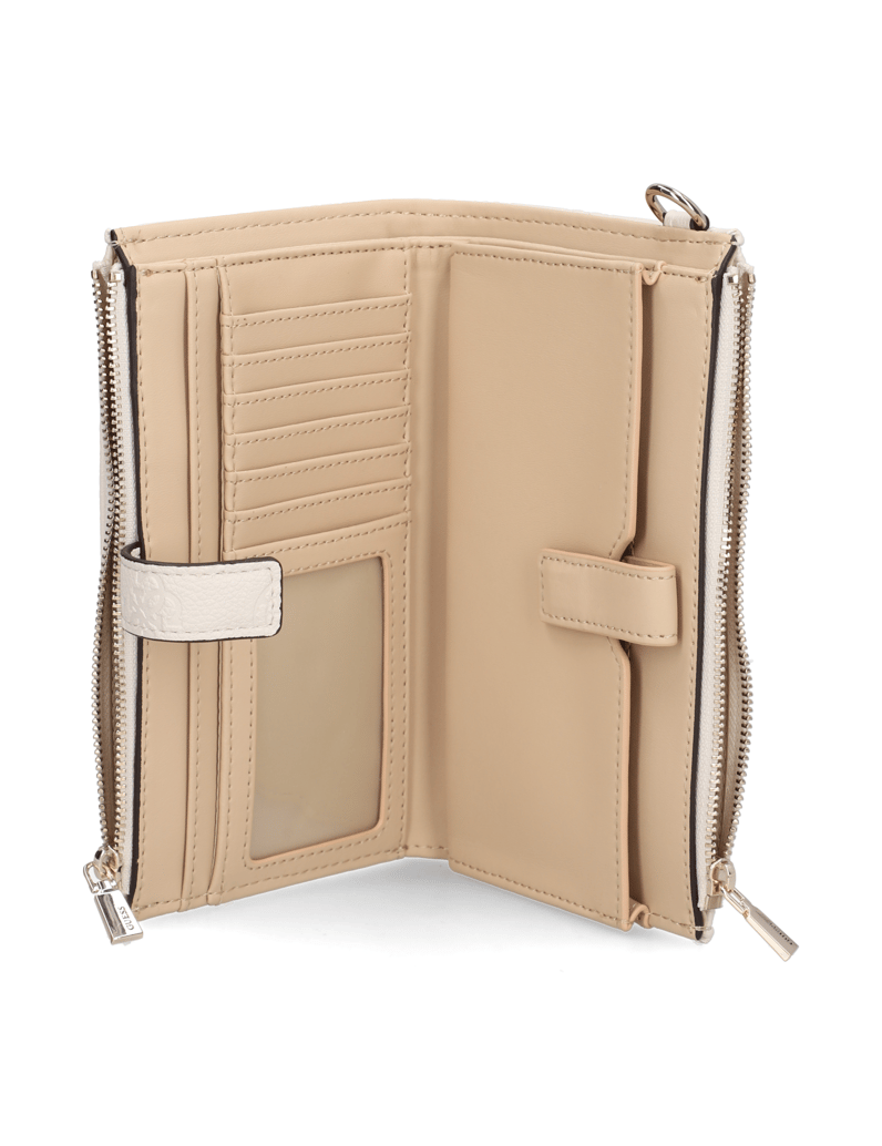 GUESS-ANISE-SLG-DBL-ZIP-ORGANIZER-bež