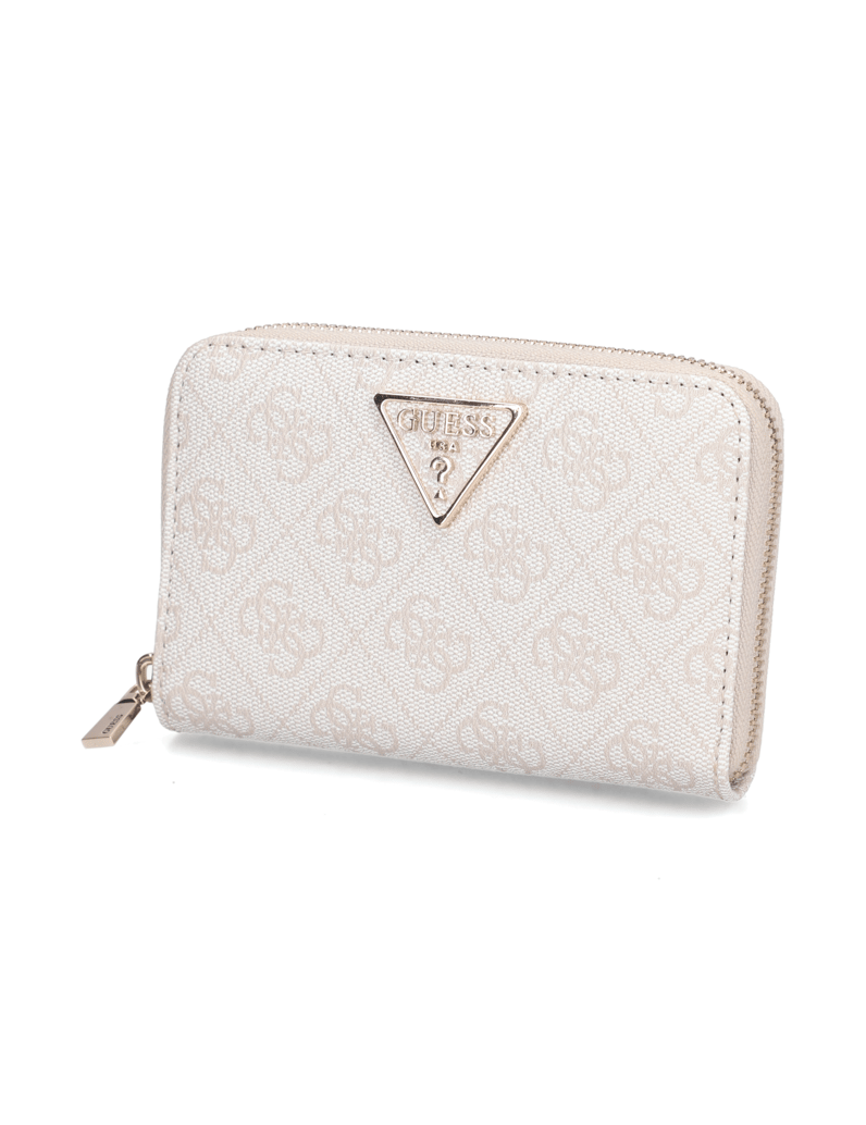 GUESS-LAUREL-II-SLG-MED-ZIP-AROUND-bílá