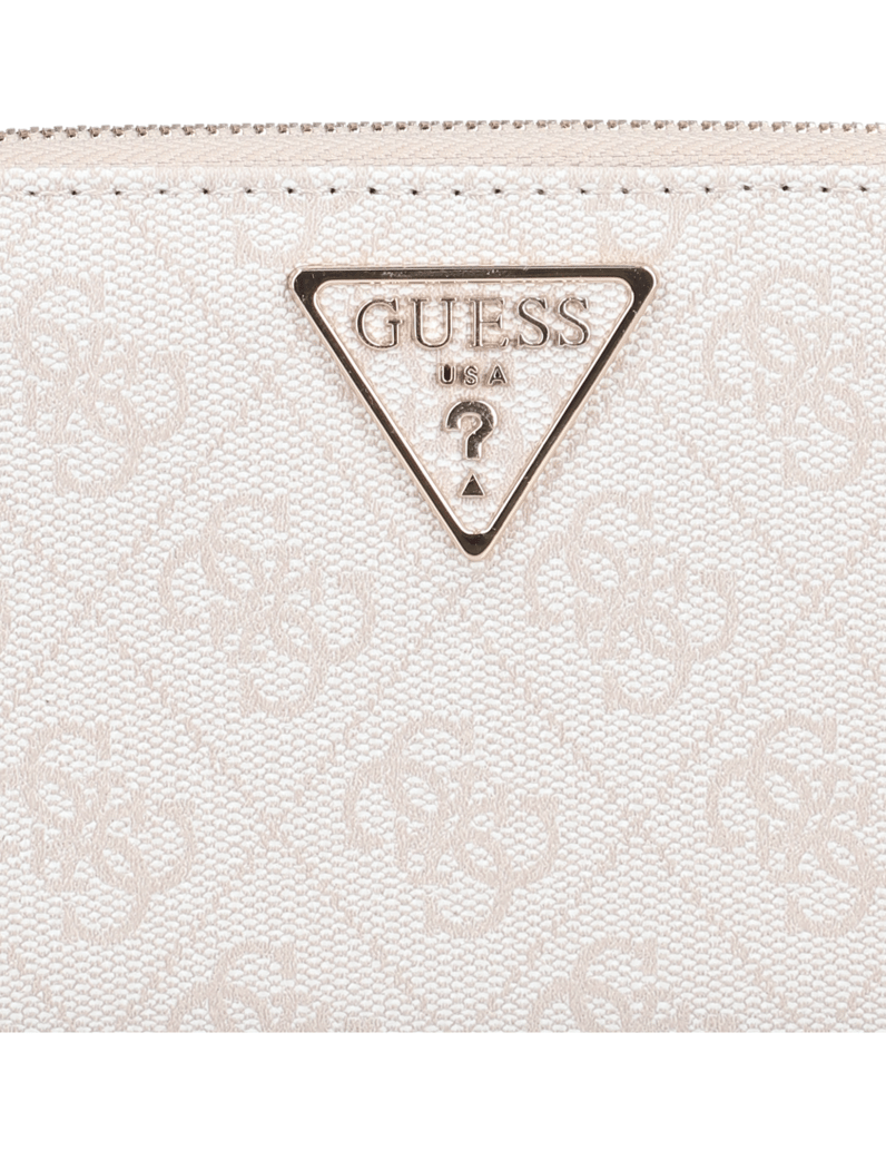 GUESS-LAUREL-II-SLG-MED-ZIP-AROUND-bílá