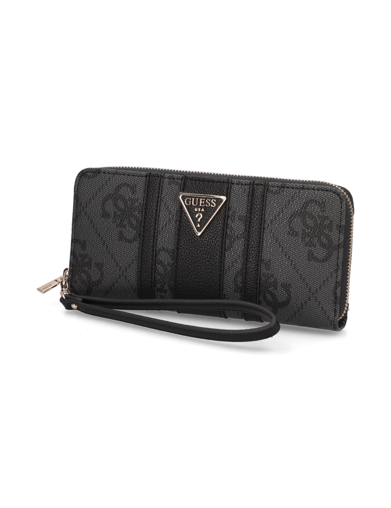 GUESS-LAUREL-II-SLG-LRG-ZIP-AROUND-črna