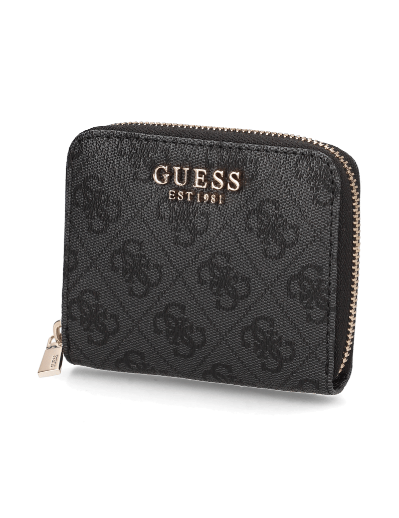 GUESS-LAUREL-II-SLG-SMALL-ZIP-AROUND-černá