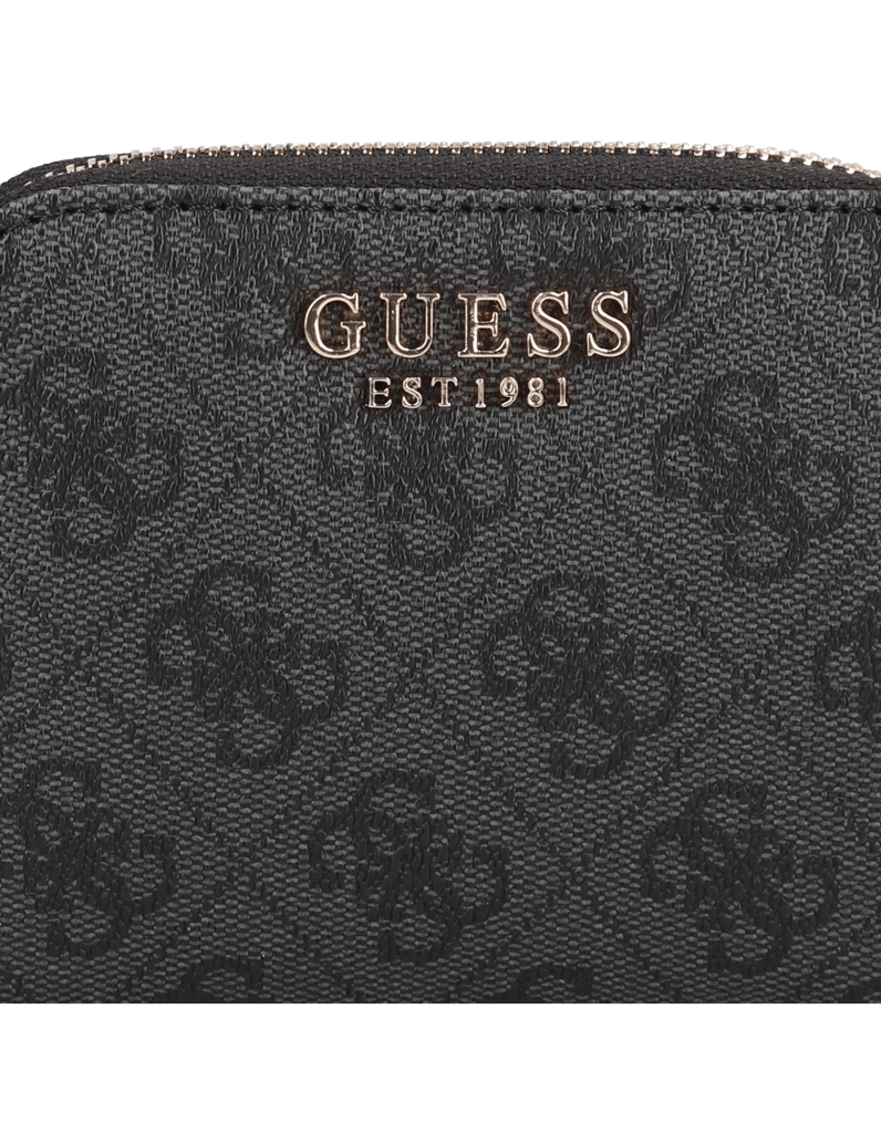 GUESS-LAUREL-II-SLG-SMALL-ZIP-AROUND-černá