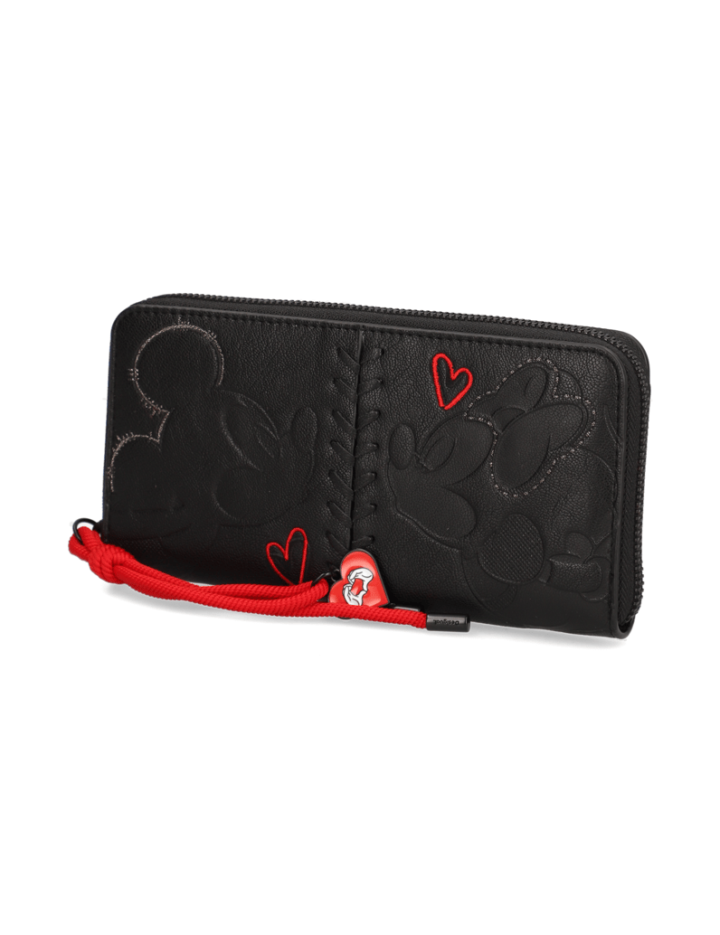 DESIGUAL-Geldbörse-schwarz