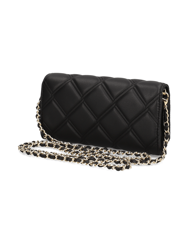 Tommy-Hilfiger-TH-FEMININE-WALLET-ON-CHAIN-černá