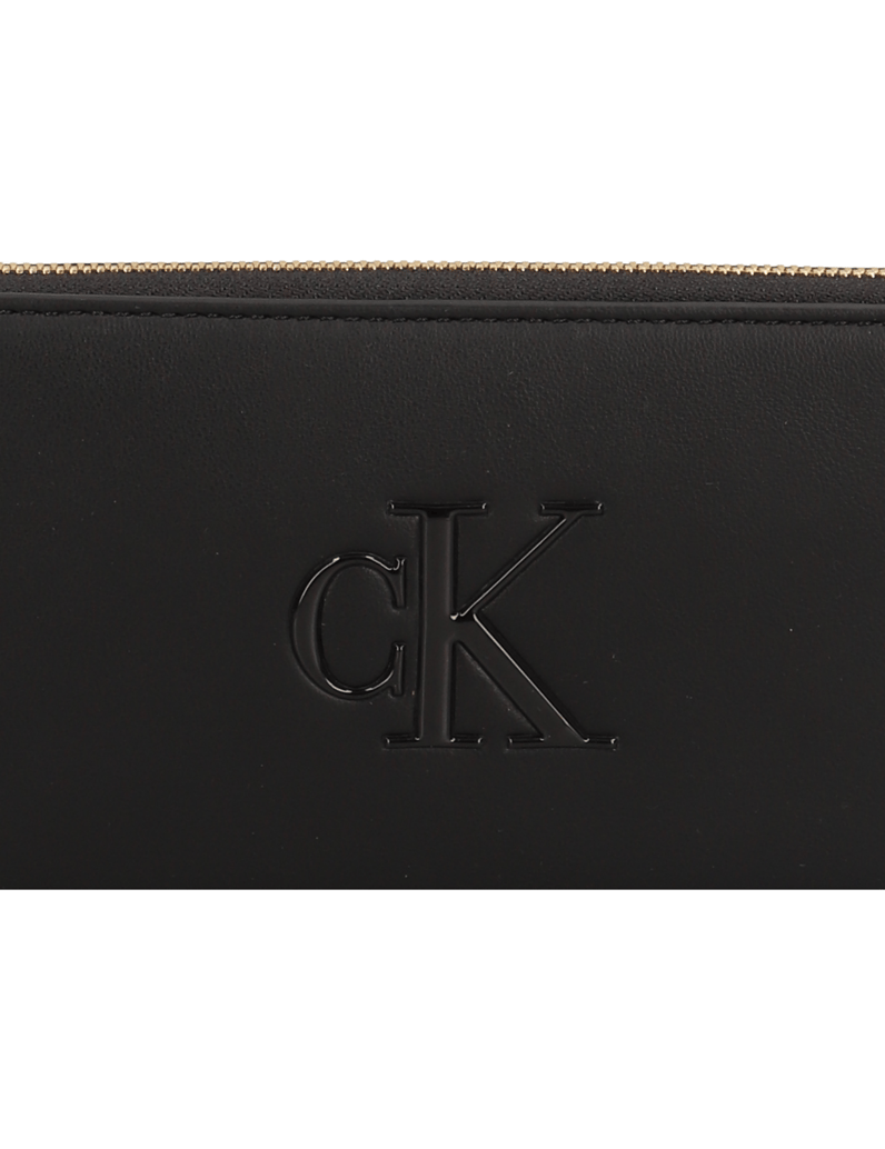 Calvin-Klein-BOLD-CK-LONG-ZIP-AROUND-černá