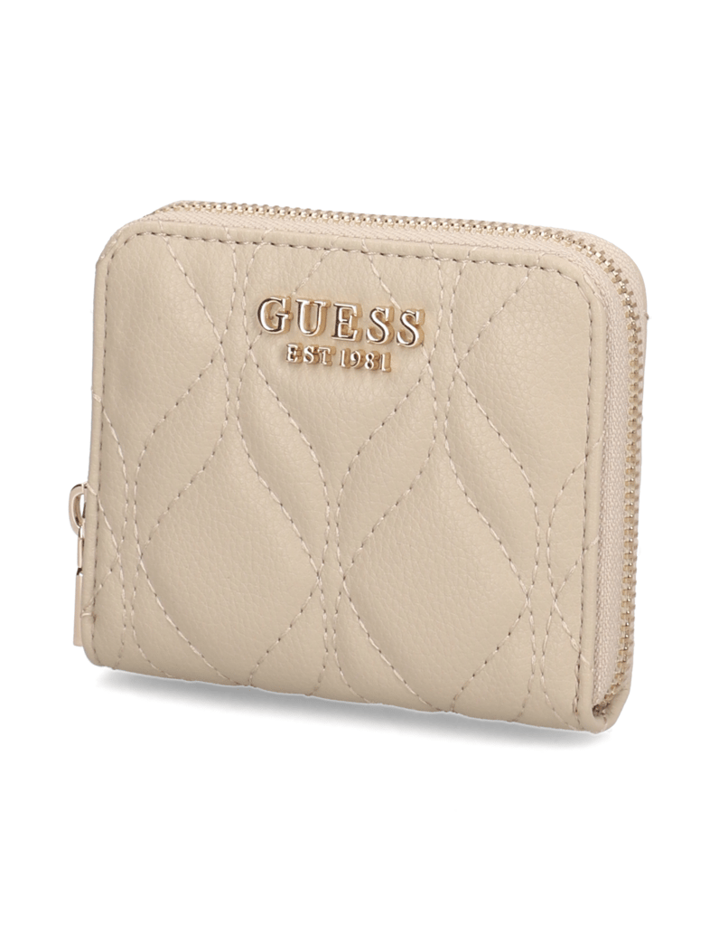 GUESS-MAXINE-SLG-SMALL-ZIP-AROUND-beige