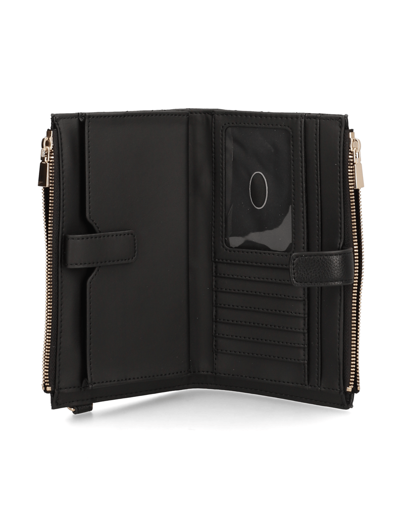 GUESS-MAXINE-SLG-DBL-ZIP-ORGANIZER-schwarz
