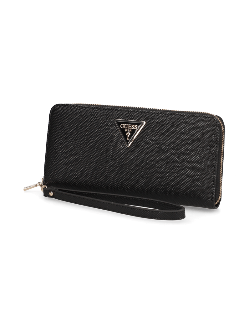 GUESS-LAUREL-II-SLG-LARGE-ZIP-AROUND-črna