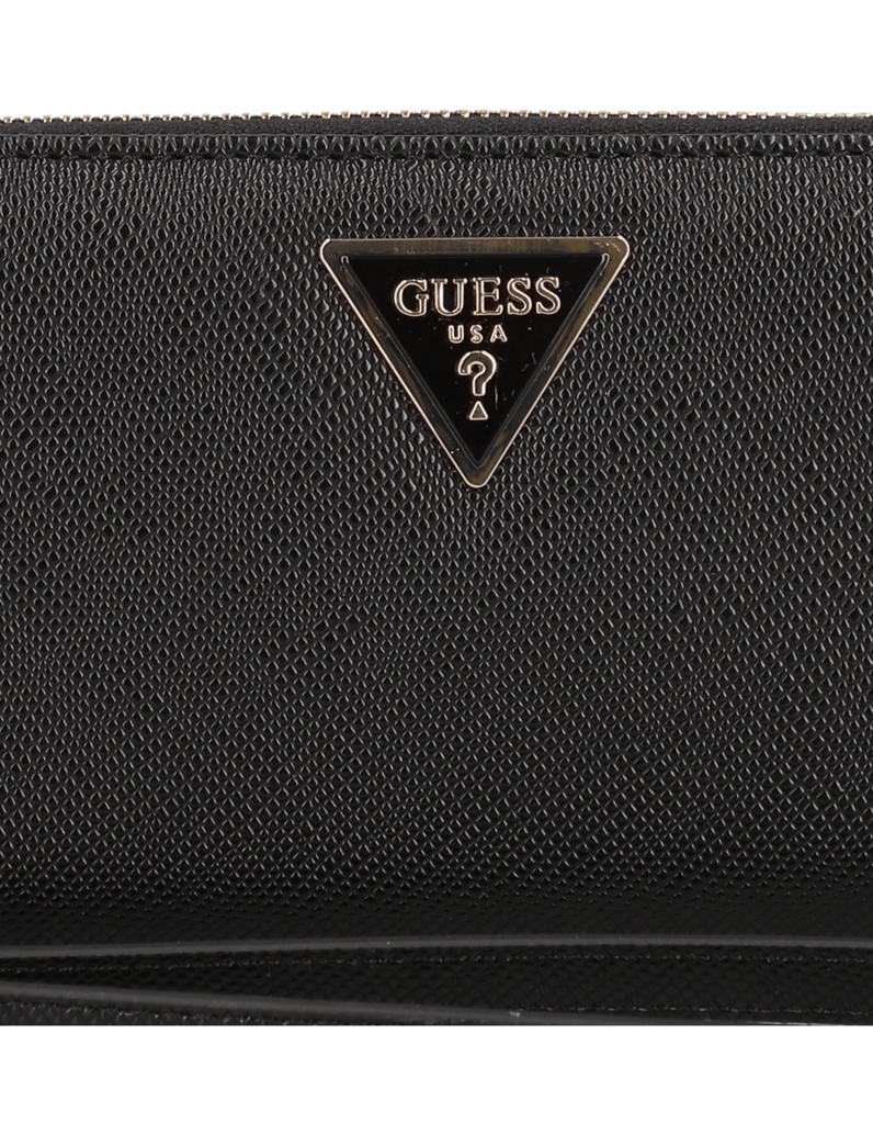 GUESS-LAUREL-II-SLG-LARGE-ZIP-AROUND-črna