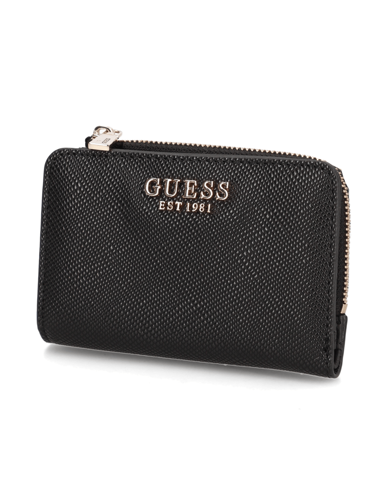 GUESS-DANIELLE-SLG-ZIP-ARND-CRD-CASE-črna