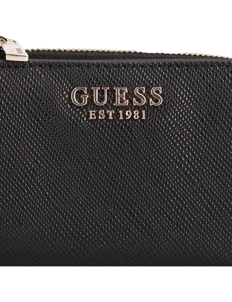 GUESS-DANIELLE-SLG-ZIP-ARND-CRD-CASE-črna