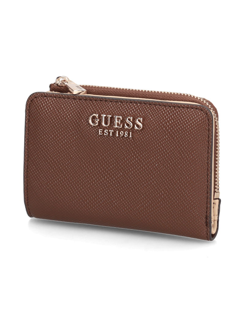 GUESS-DANIELLE-SLG-ZIP-ARND-CRD-CASE-črna