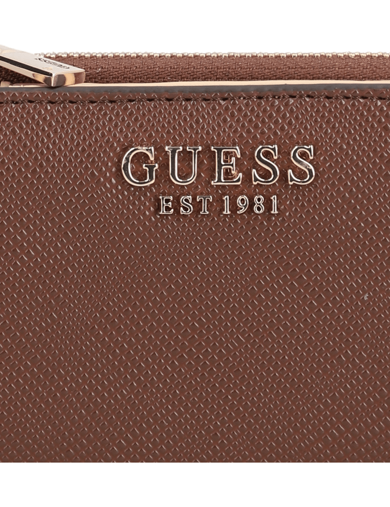 GUESS-DANIELLE-SLG-ZIP-ARND-CRD-CASE-črna