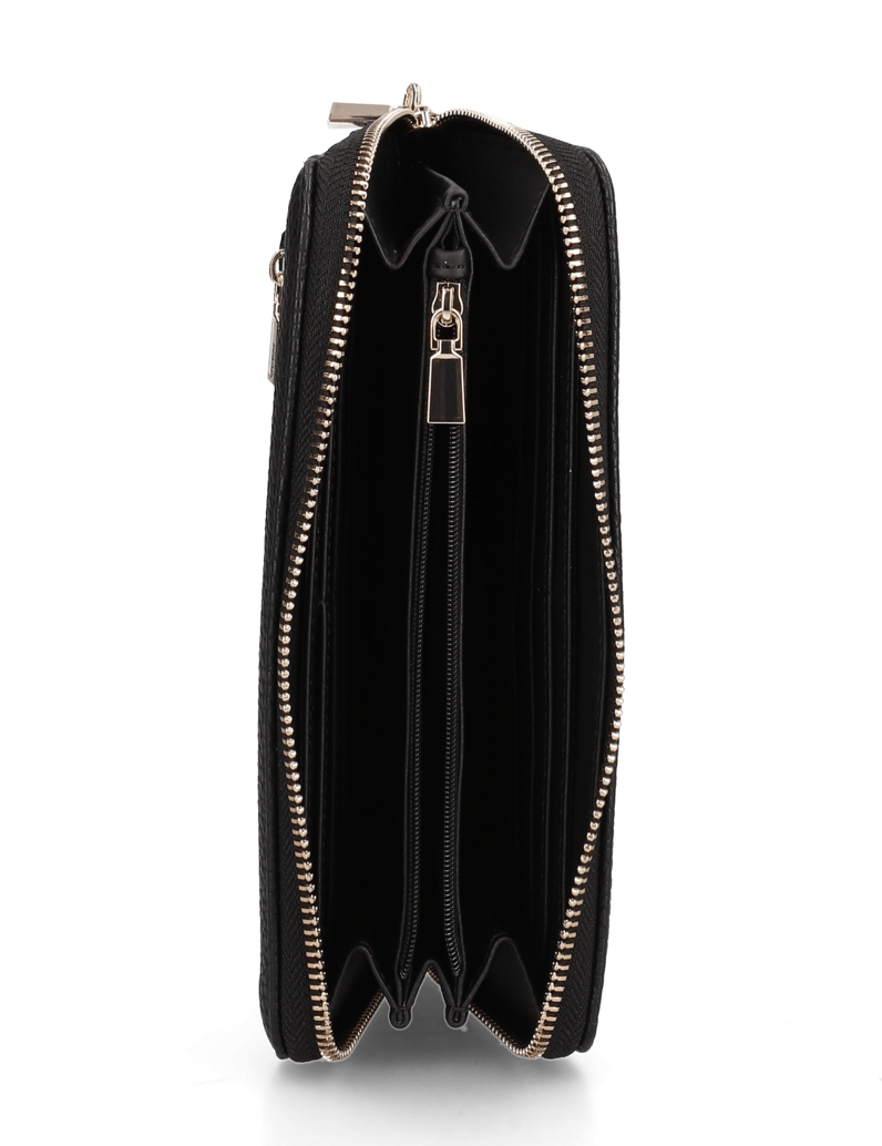 GUESS-SAMANTHA-SLG-MED-ZIP-AROUND-črna