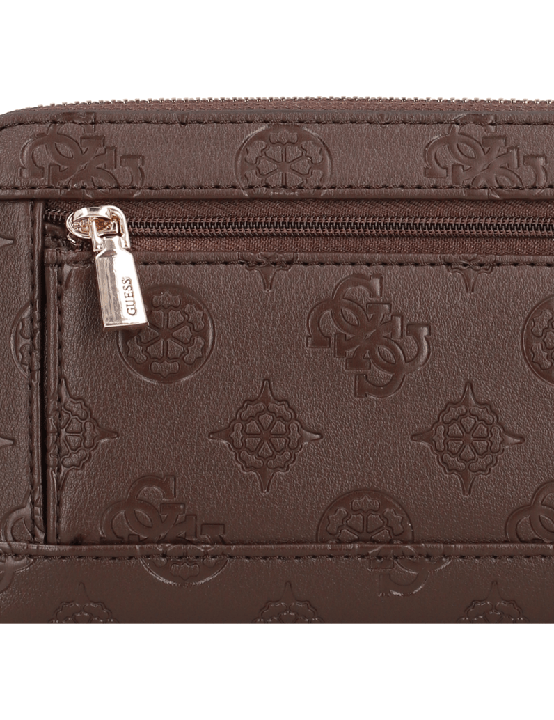 GUESS-DIANA-SLG-LARGE-ZIP-AROUND-šedá