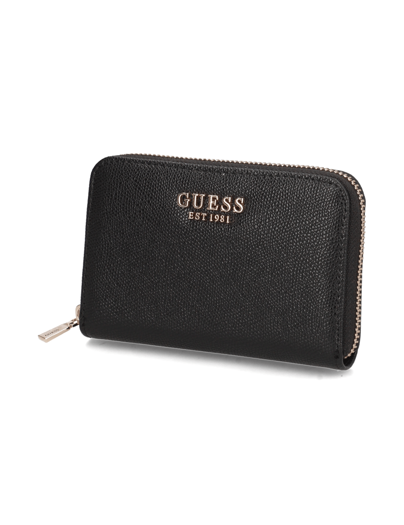 GUESS-AMORETTE-SLG-MED-ZIP-AROUND-čierna