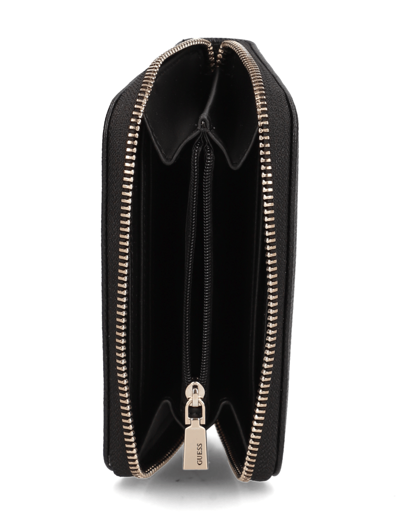 GUESS-AMORETTE-SLG-MED-ZIP-AROUND-čierna