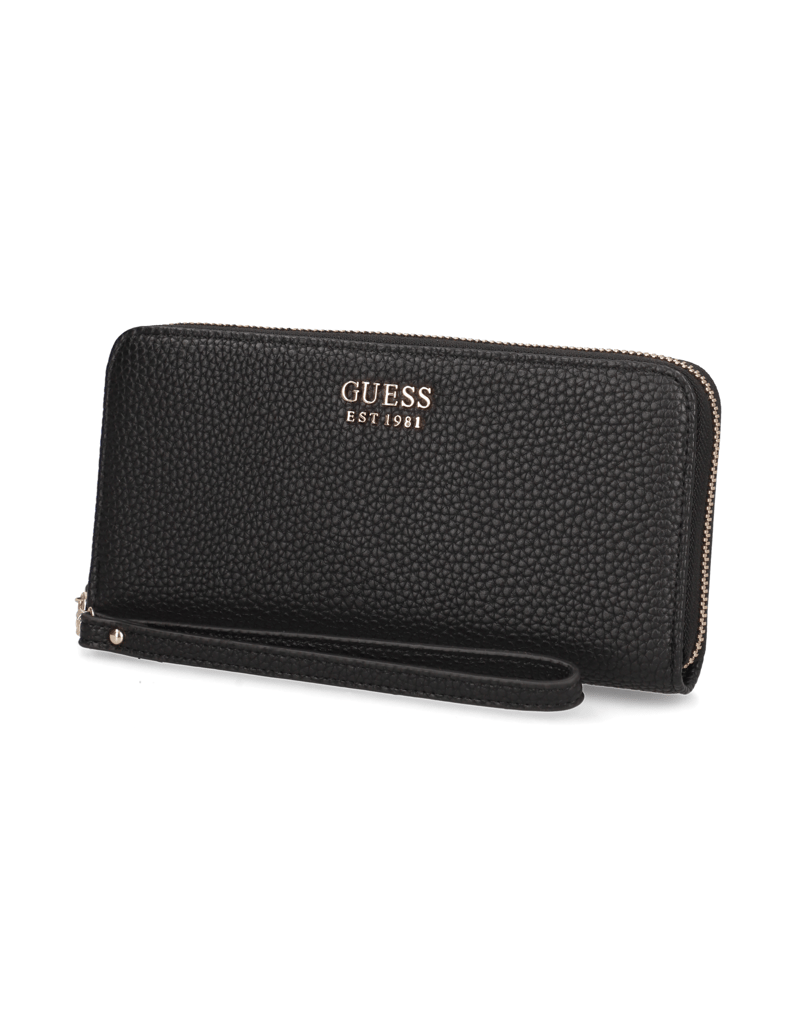 GUESS-BRENTON-SLG-LRG-ZIP-AROUND-čierna