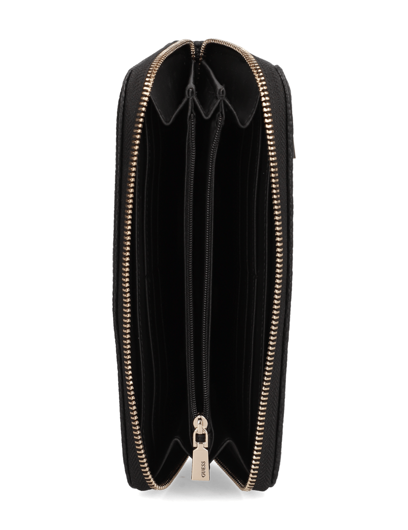 GUESS-BRENTON-SLG-LRG-ZIP-AROUND-čierna