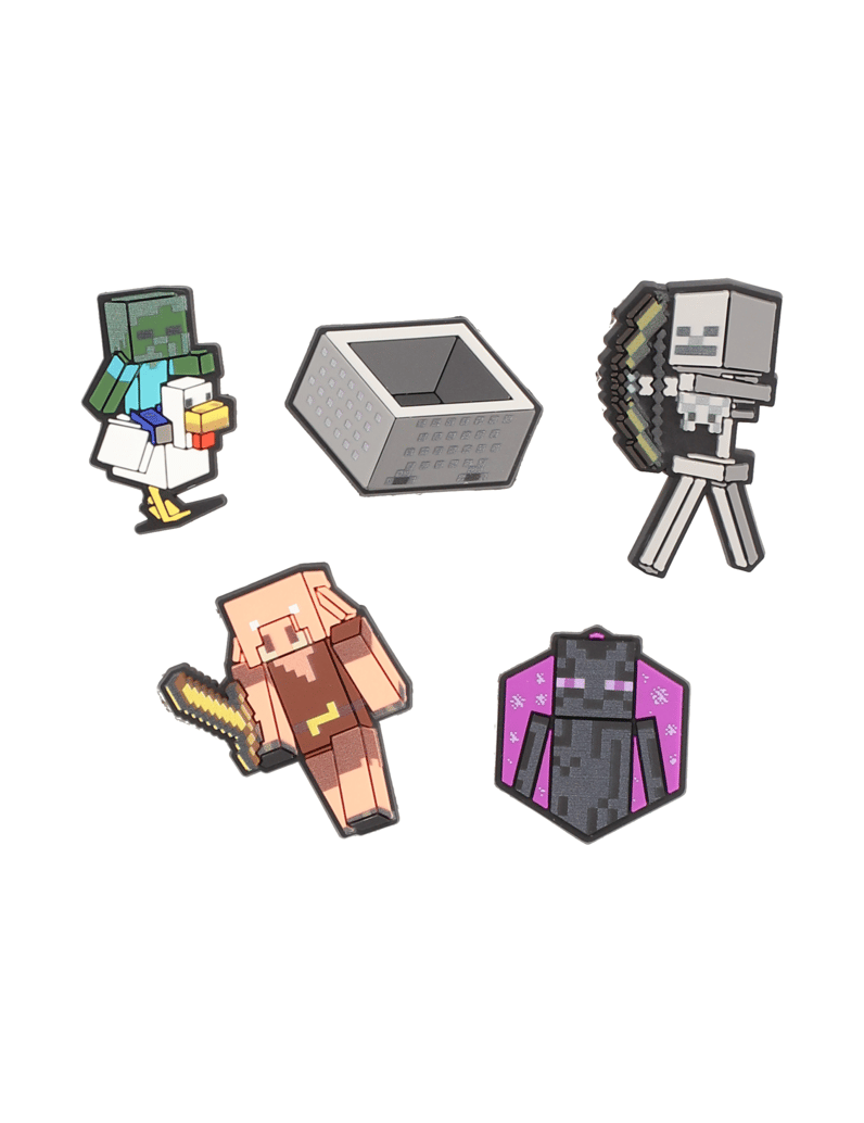 Crocs-MINECRAFT-šedá