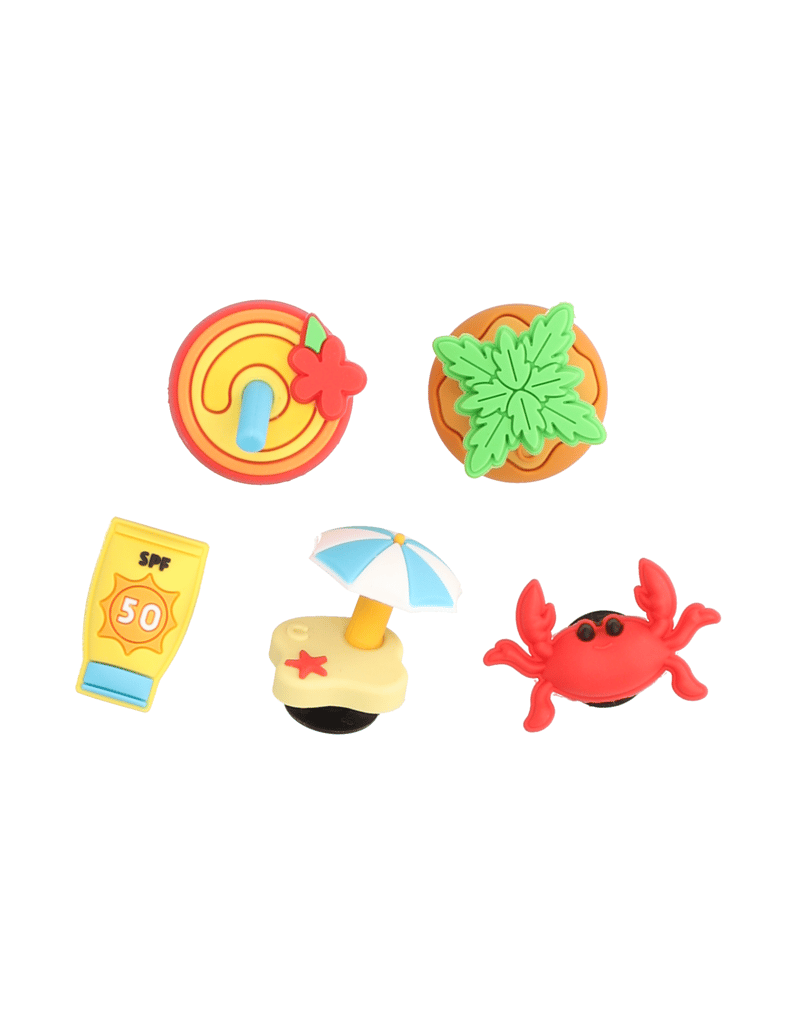 Crocs-BEACHY-5-PACK-rot