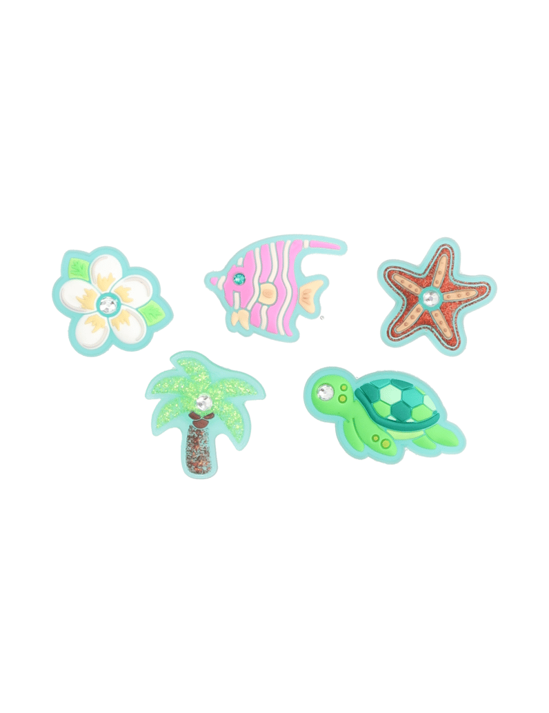 Crocs-SPARKLE-UNDER-THE-SEA-5-PACK-zelená