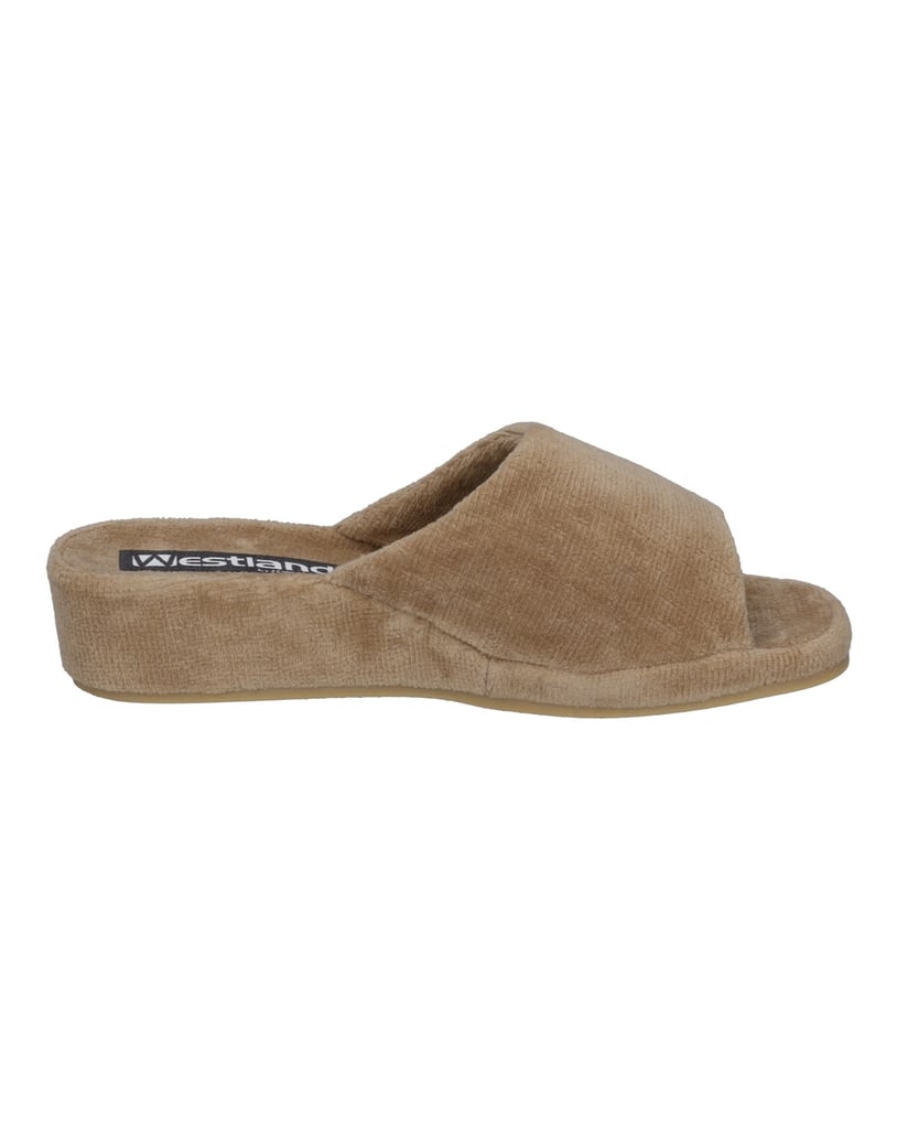Westland-Hausschuh-Bologna,-beige-taupe