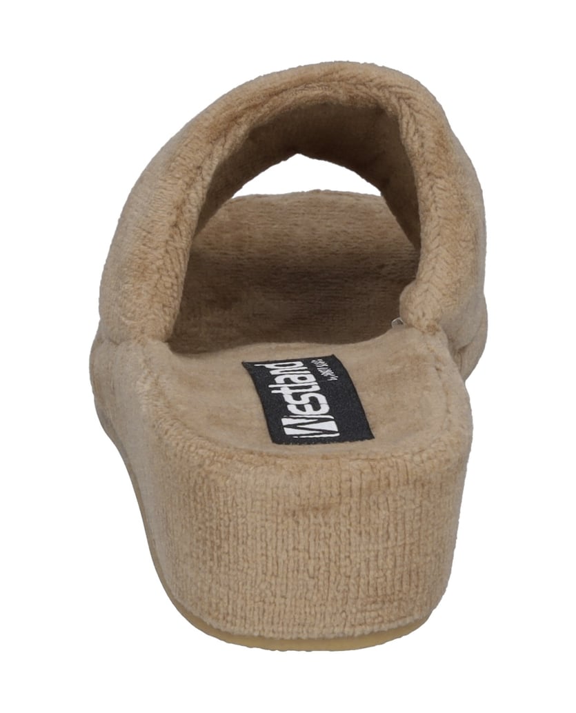 Westland-Hausschuh-Bologna,-beige-taupe