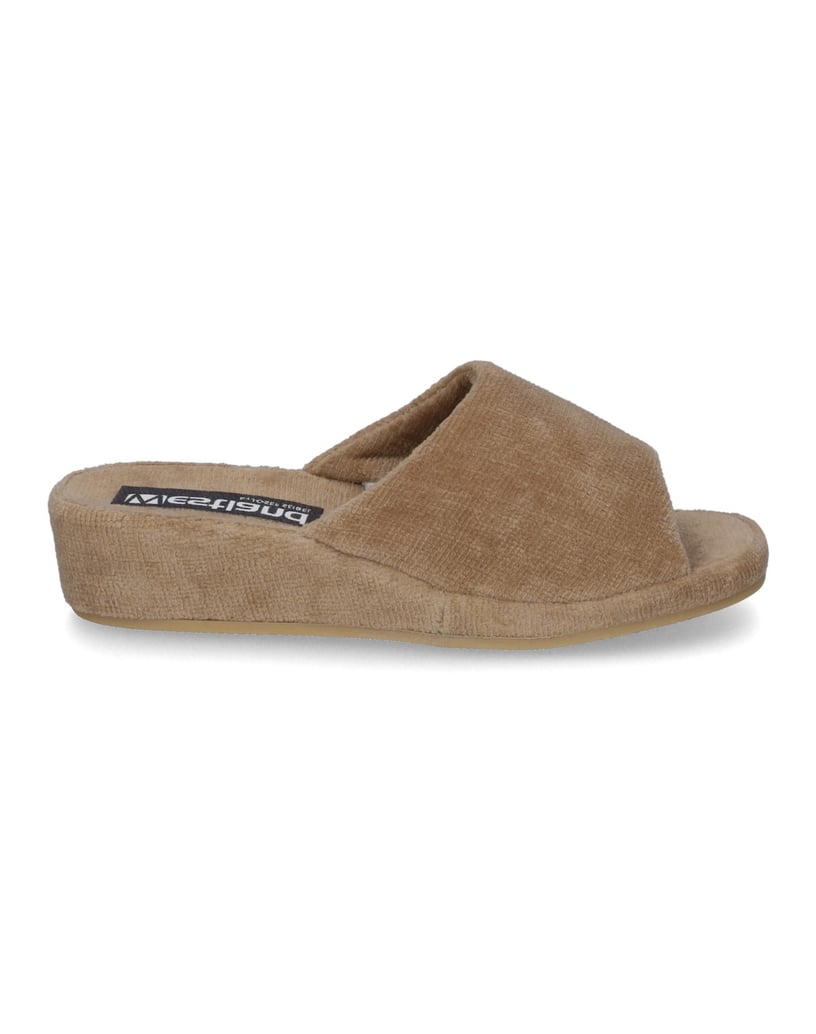 Westland-Hausschuh-Bologna,-beige-taupe