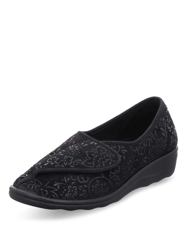 Westland-Hausschuh-Nice-104,-schwarz-schwarz