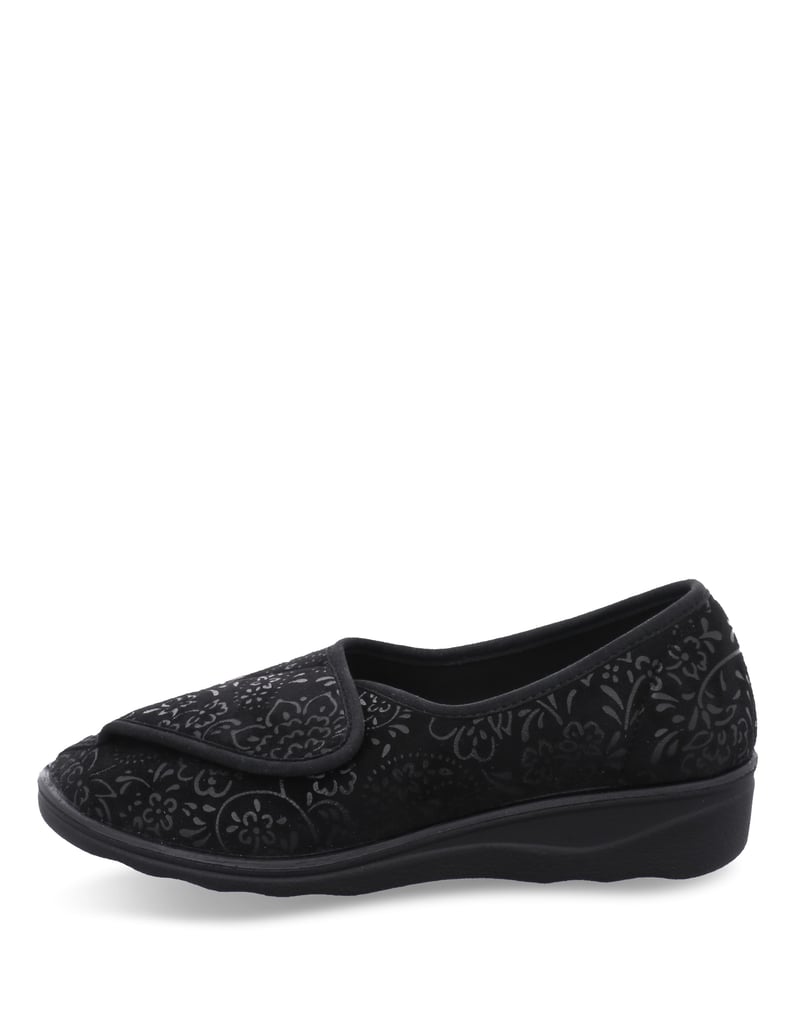 Westland-Hausschuh-Nice-104,-schwarz-schwarz