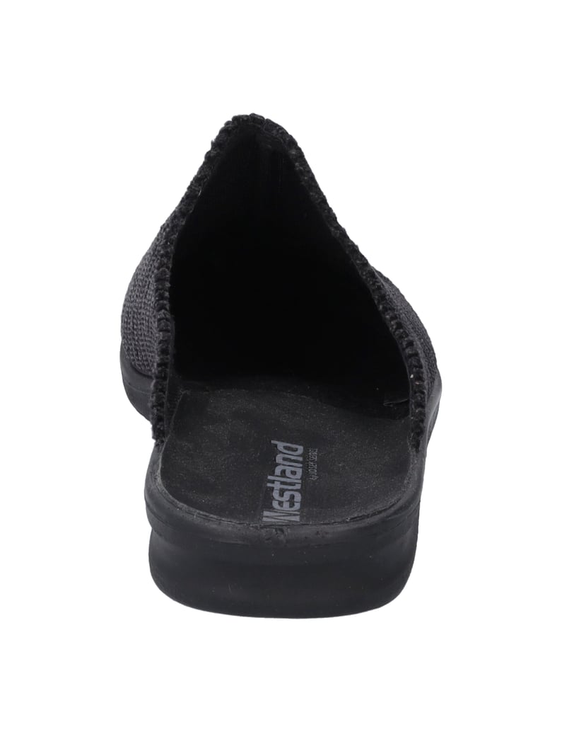 Westland-Hausschuh-Belfort-123,-schwarz-schwarz