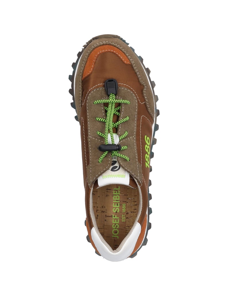 JOSEF-SEIBEL-Sneaker-Bonnie-01,-taupe-orange-taupe