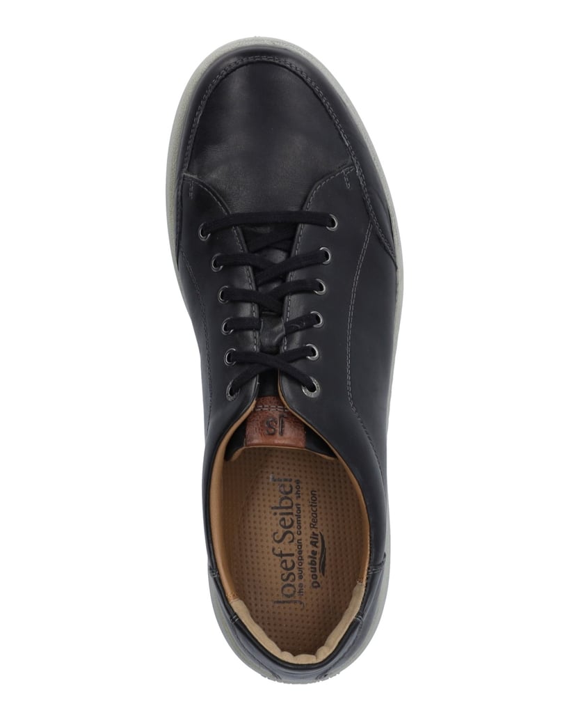 JOSEF-SEIBEL-Sneaker-David-03,-schwarz-kombi-schwarz