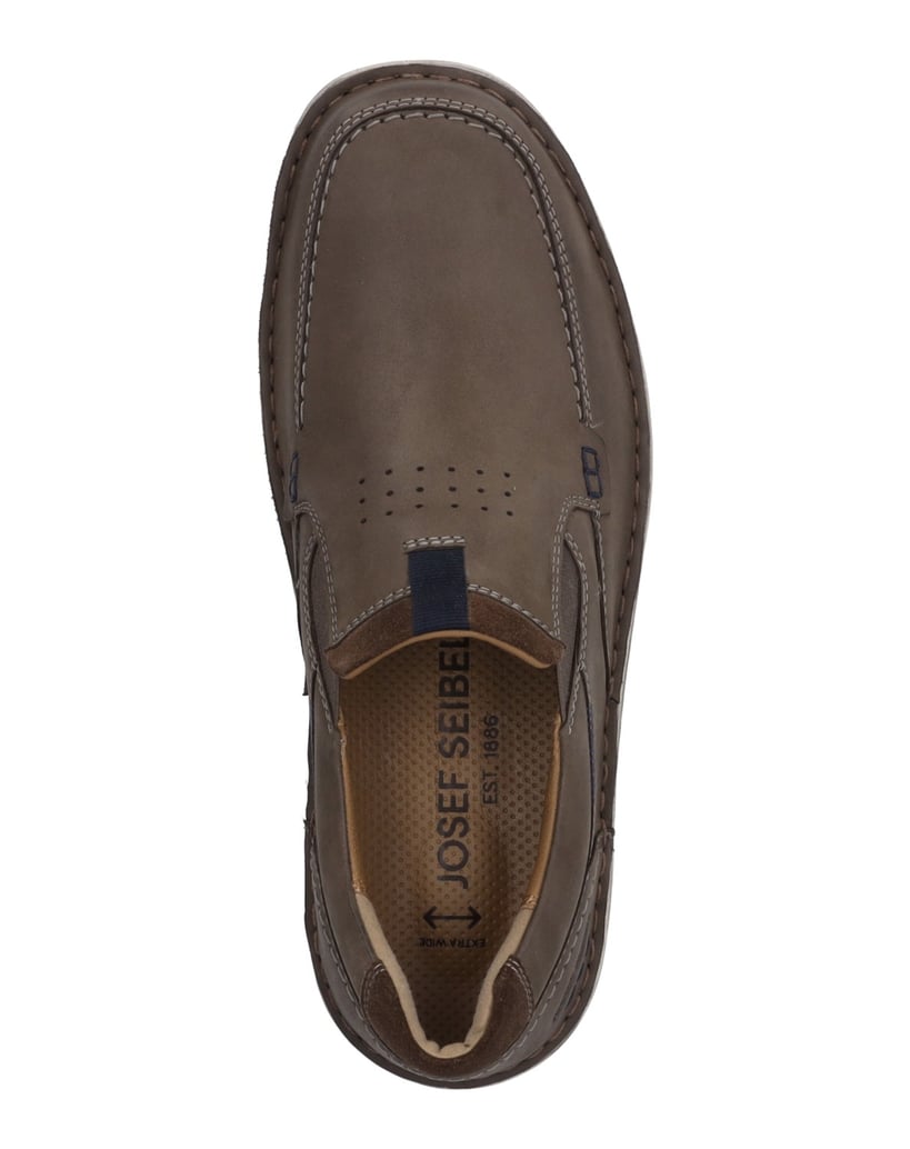 JOSEF-SEIBEL-Slipper-Alan-01,-vulcano-kombi-grau