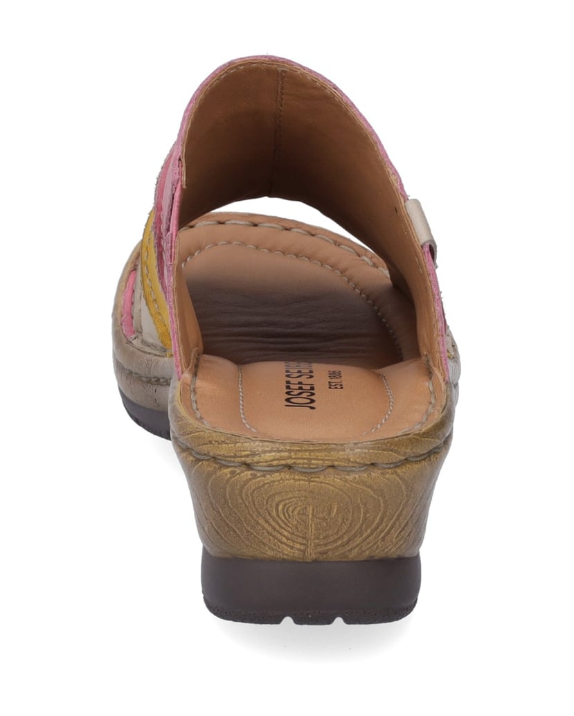 JOSEF-SEIBEL-Clog-Catalonia-64,-pink-multi-pink