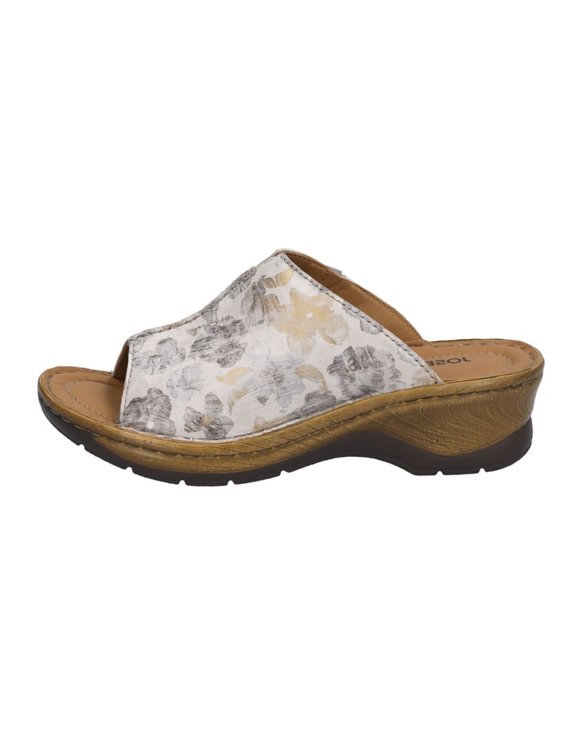 JOSEF-SEIBEL-Clog-Catalonia-58,-creme-multi-beige